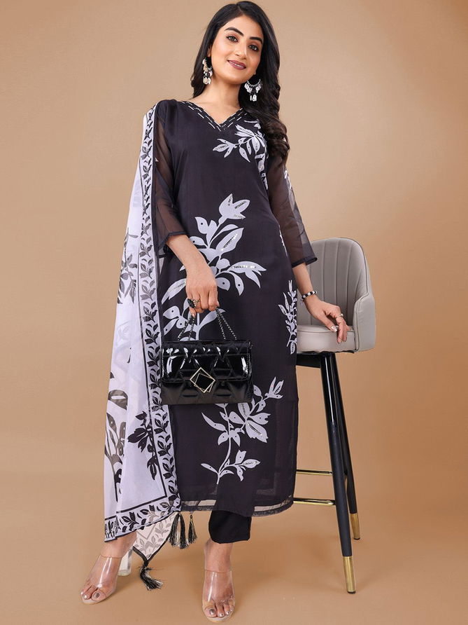 KF Rg Anita Kalaai Printed Designer Kurti With Bottom Dupatta Wholesale Shop In Surat